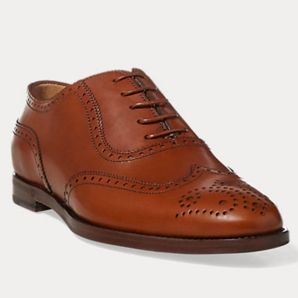 NEW Ralph Lauren Collection Quintin Calfskin Oxford size - Picture 4 of 14